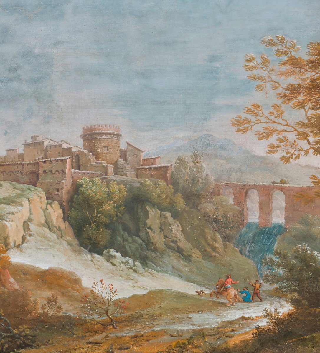 Giacomo Savini - Paysage - Bologne - XIXe Siècle-photo-3