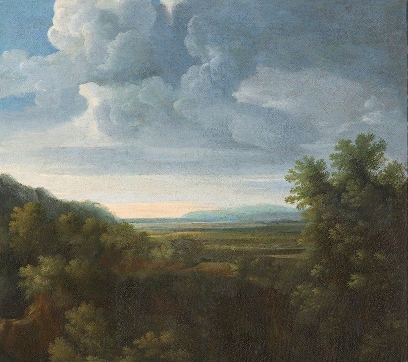 Gaspard Dughet Poussin - Paysage - XVIIe Siècle - Rome-photo-4