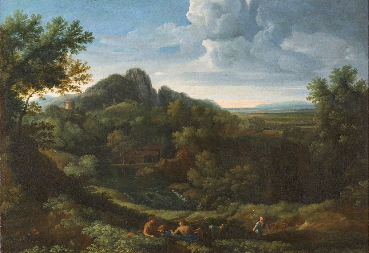 Gaspard Dughet Poussin - Paysage - XVIIe Siècle - Rome