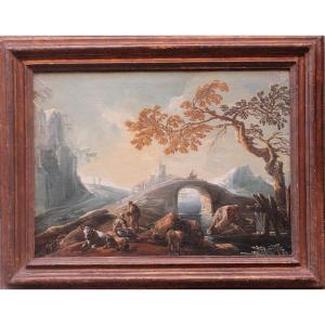 Giulio Bucci (Faenza 1711 - 1776) Paysage