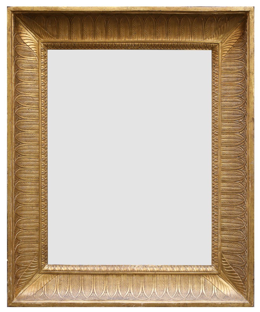 Large Empire Frame, Gilden Wood .  Italy Beginning XIXth Century