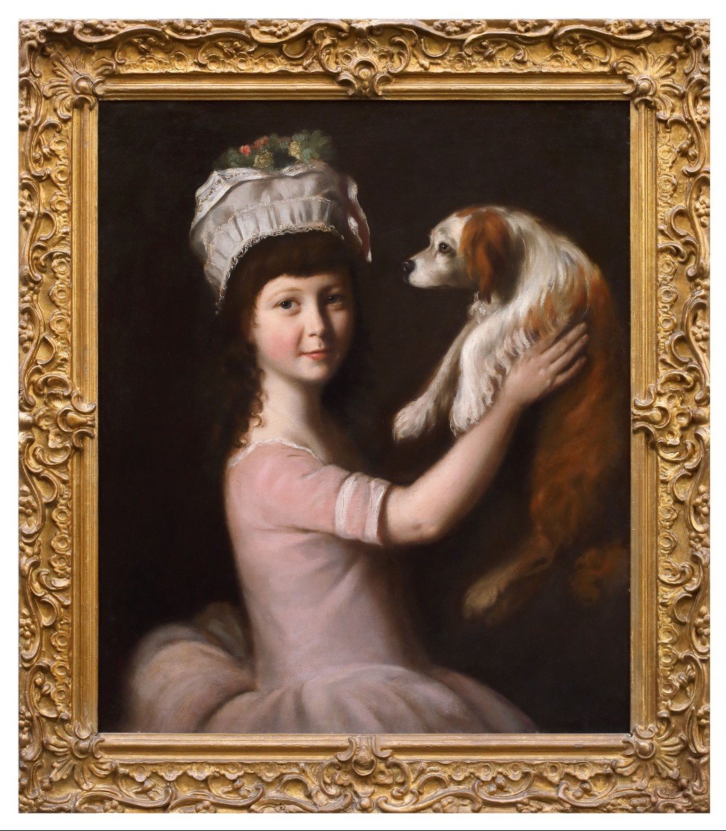 Portrait Of Joanna Tregore Jackson , Painting By John Opie , Uk XVIIIth Century