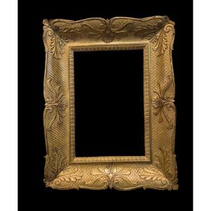 Neoclassical Frame, Gilden Wood , Naples Italy XIXth Century