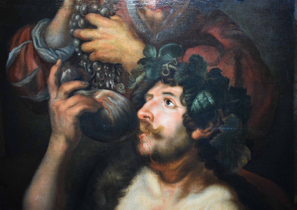 Workshop Of Joachim Von Sandrart Allegory Of The Month Of October In The Guise Of Bacchus-photo-1