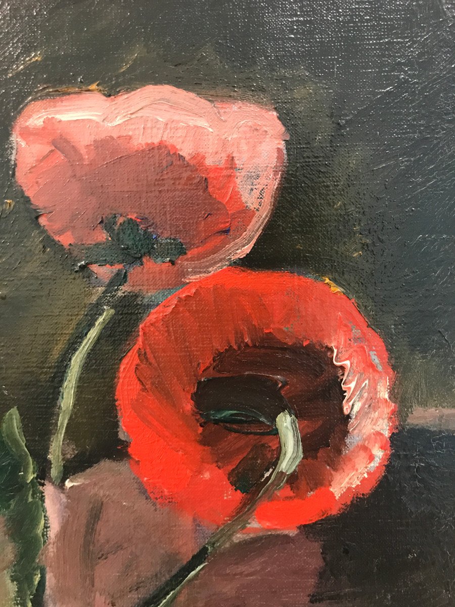 Maurice Asselin (1882-1947) Poppies, 1919-photo-5