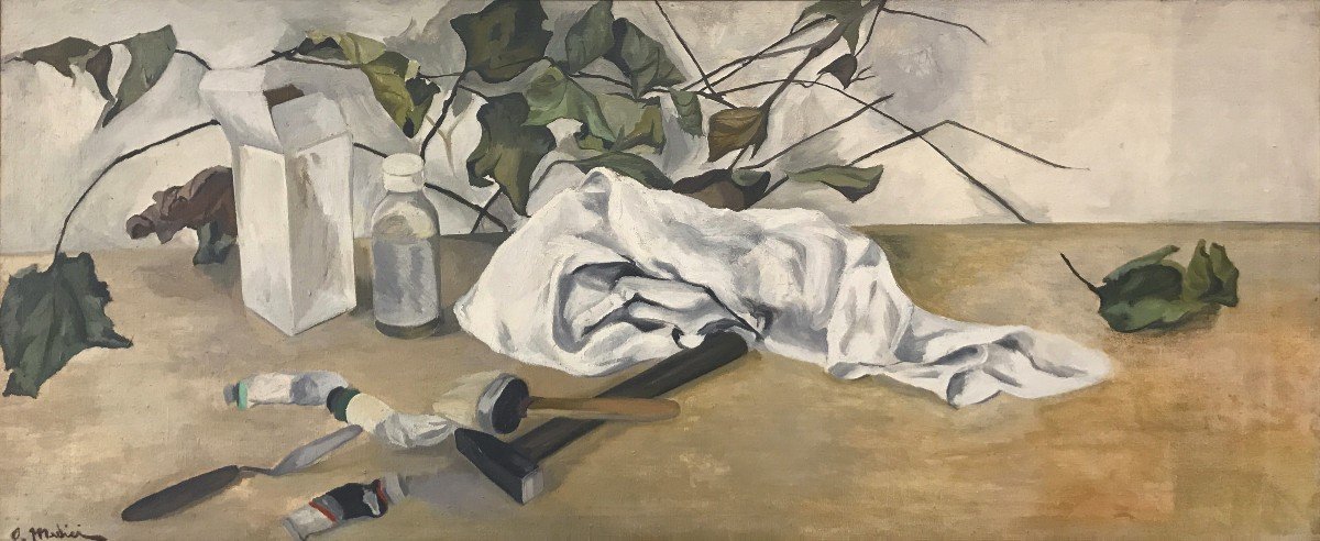 Osvaldo Medici Del Vascello (1902-1978) Still Life-photo-2