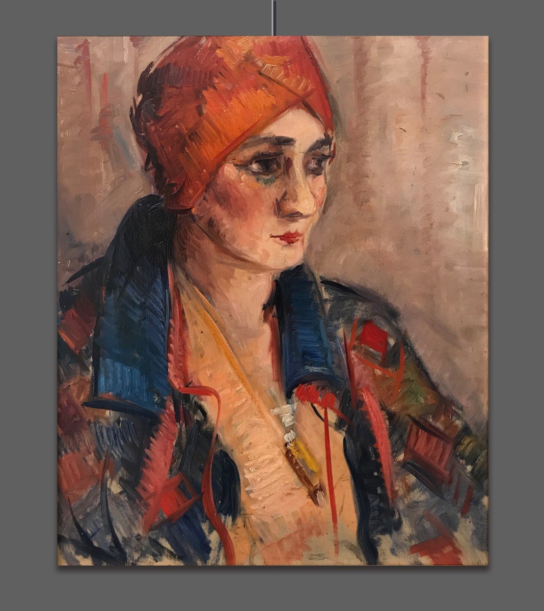 20th Century Italian School, Woman In Turban