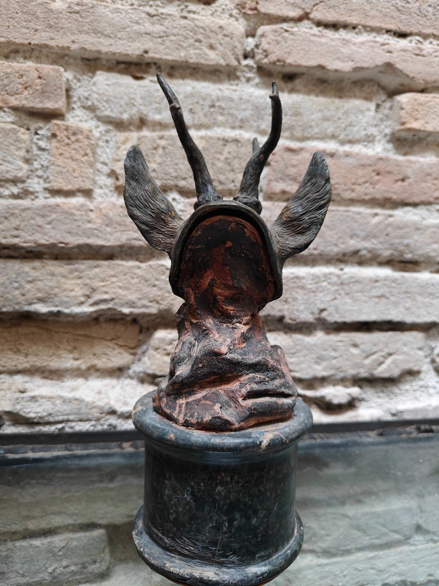 Sculpture De Cerf Du 19e Siècle-photo-1