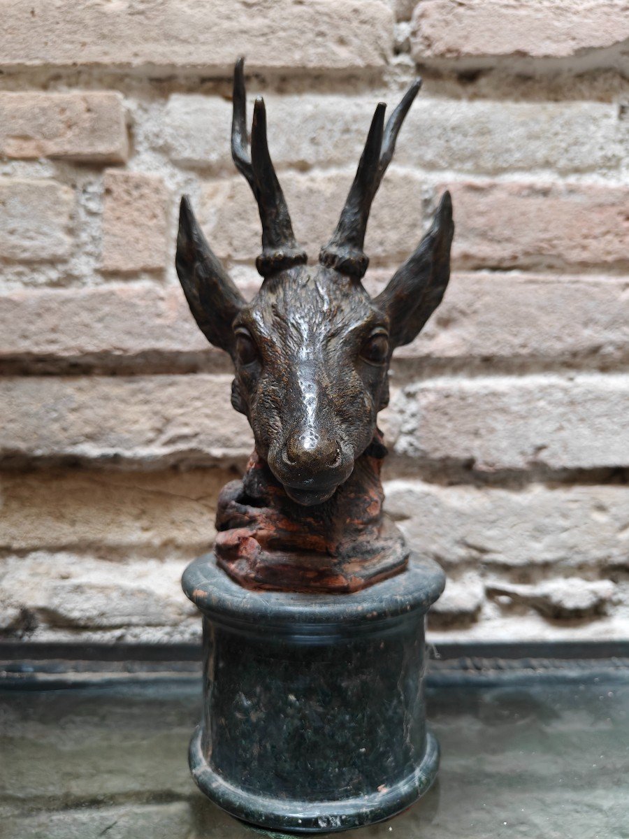 Sculpture De Cerf Du 19e Siècle