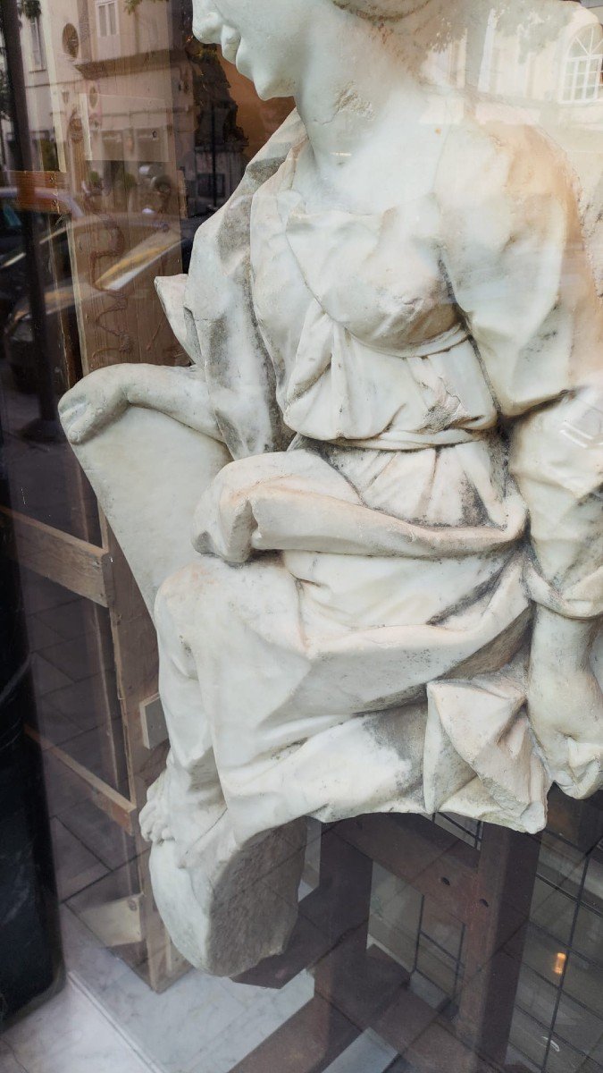 Large Marble Statues,italy, 17th Century-photo-4