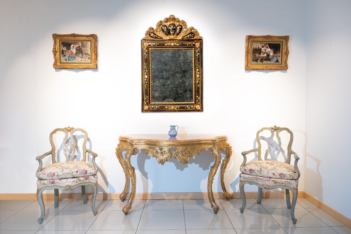 Eighteenth-century Venetian Mirror.-photo-6