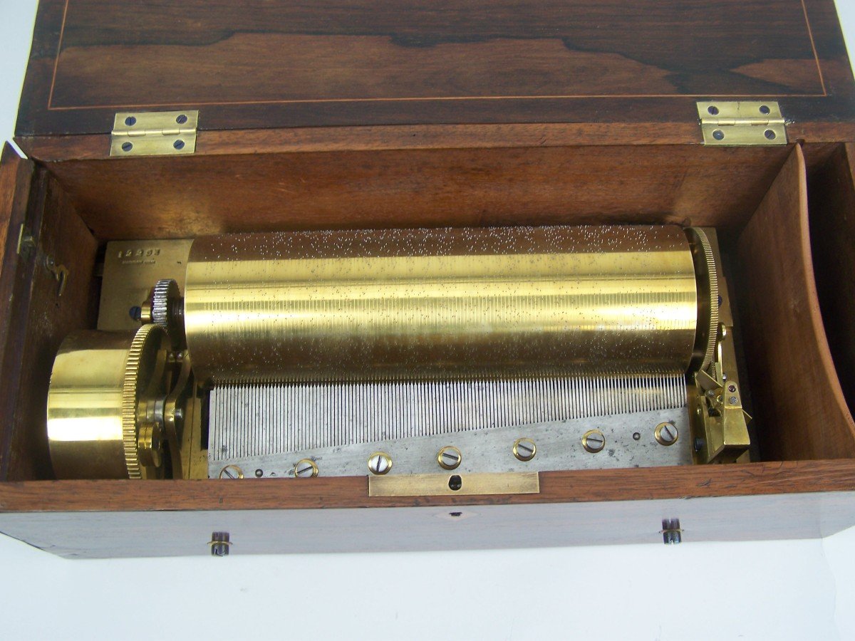 Duccomun Girod Music Box With Large Diameter Cylinder-photo-4