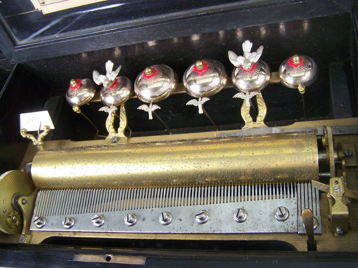Music Box With 6 Bells And 8 Melodies.-photo-4