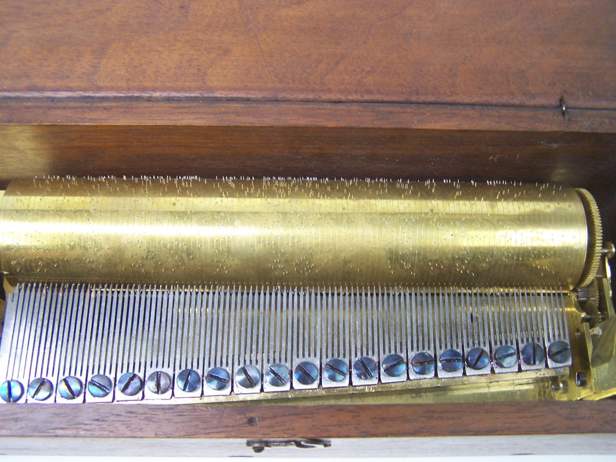 Sectional Comb Cylinder Music Box-photo-4