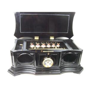 Ba Bremond Music Box With Clock And Bells