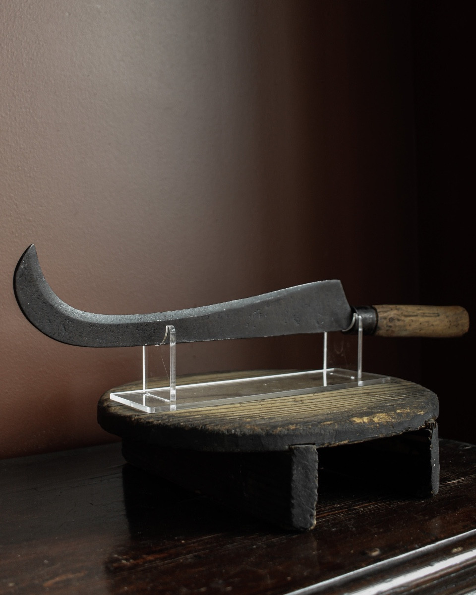 16th Century Scottish War Sickle On Acrylic Stand