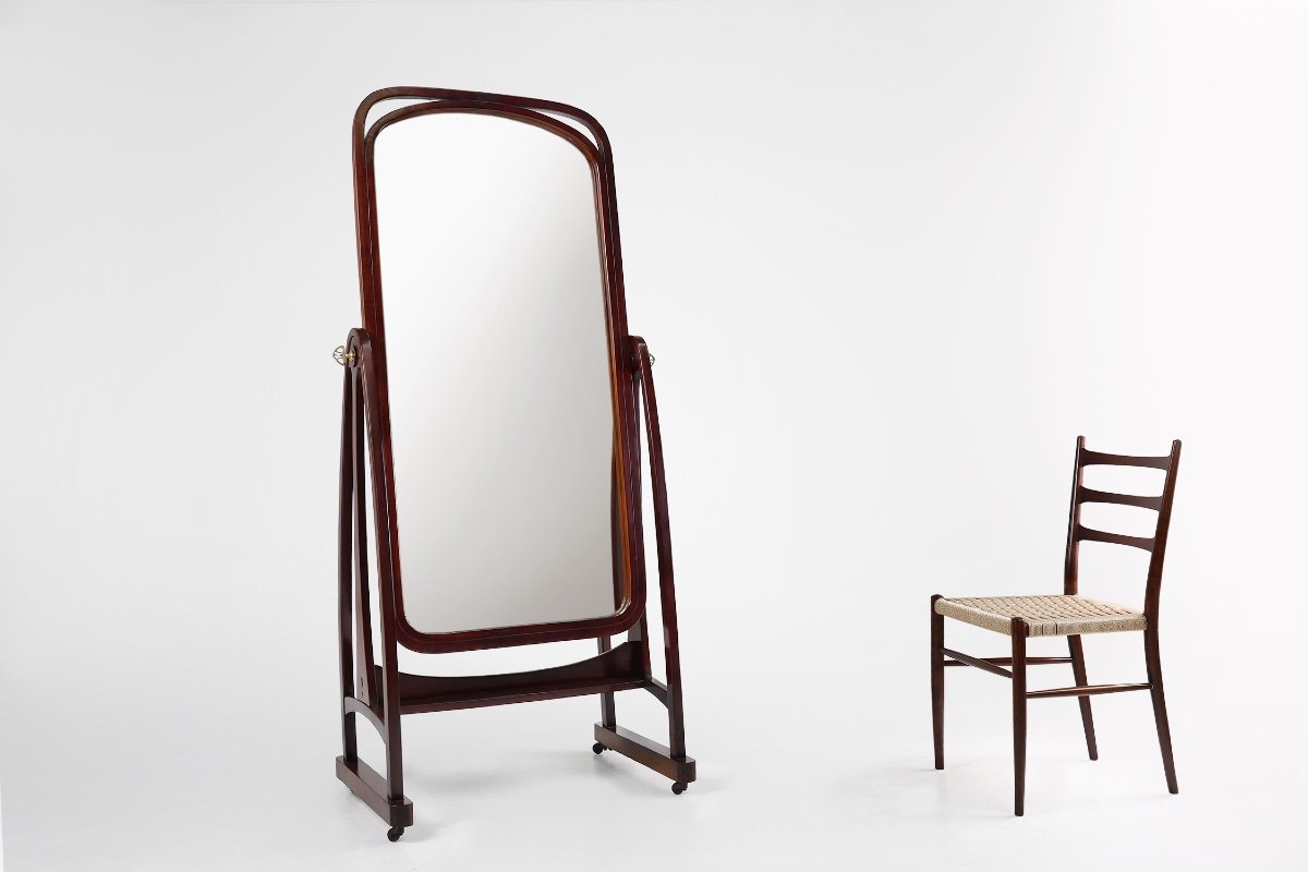 Miroir de toilette autrichien modèle 9954 de Thonet, 1904-photo-1