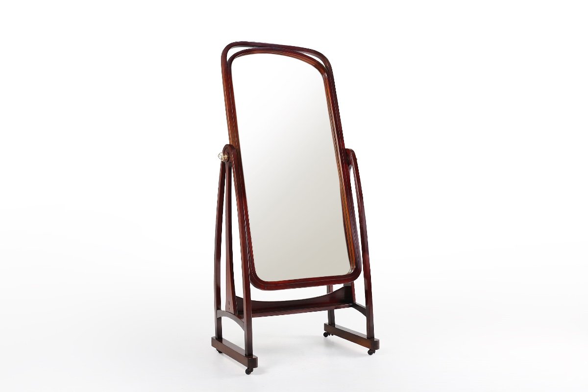 Austrian Model 9954 Cheval Dressing Mirror From Thonet, 1904