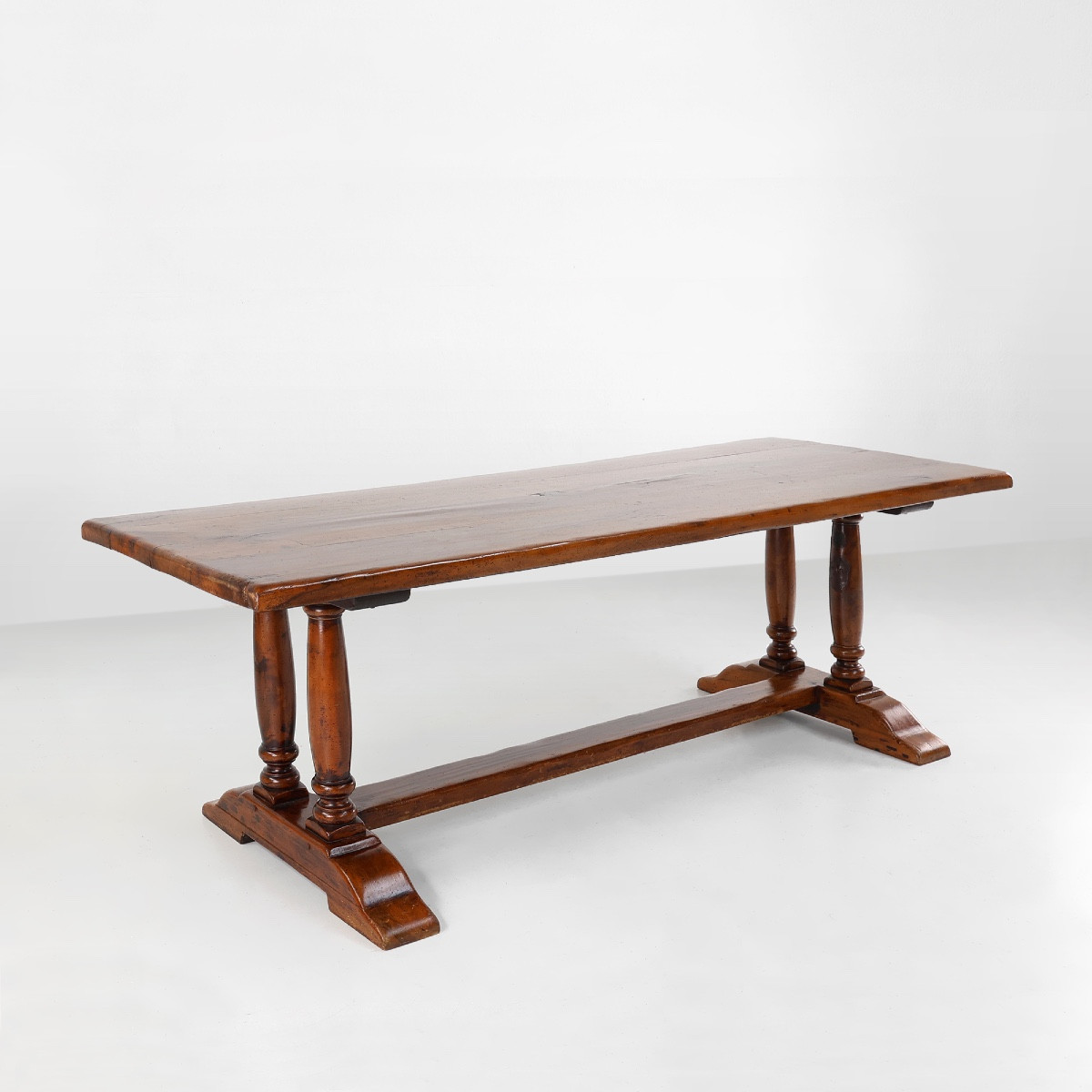 19th Century French Monumental Oak Monastery Dining Table