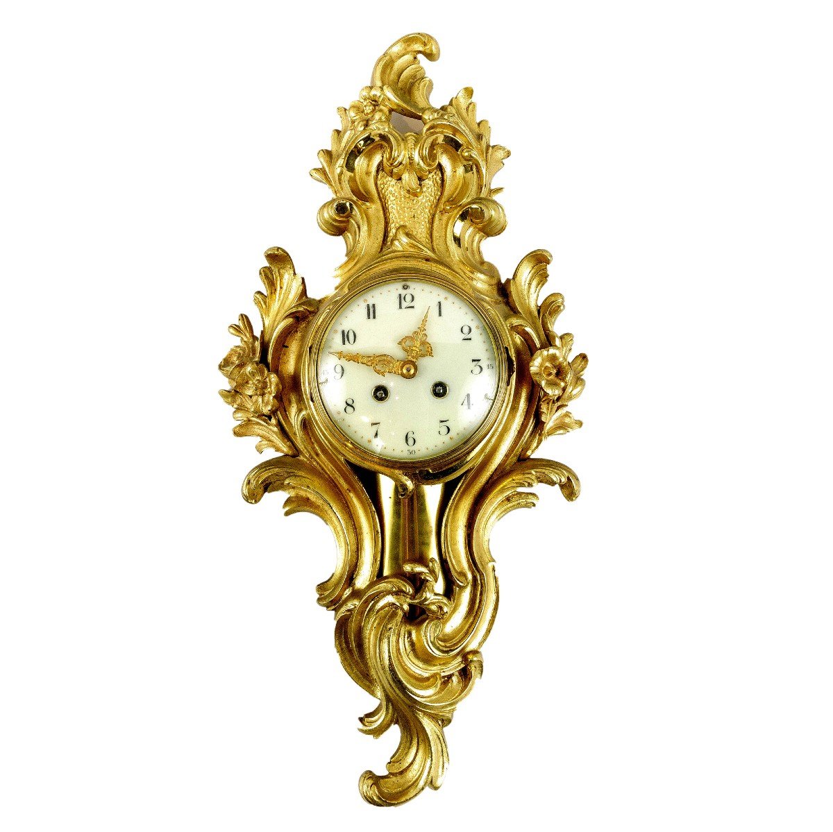 Gilt Bronze 19th Louis XV Style Cartel