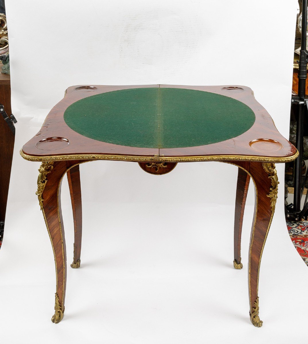 19th Century Louis XV Style Game Table-photo-3