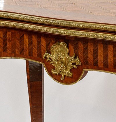 19th Century Louis XV Style Game Table-photo-5