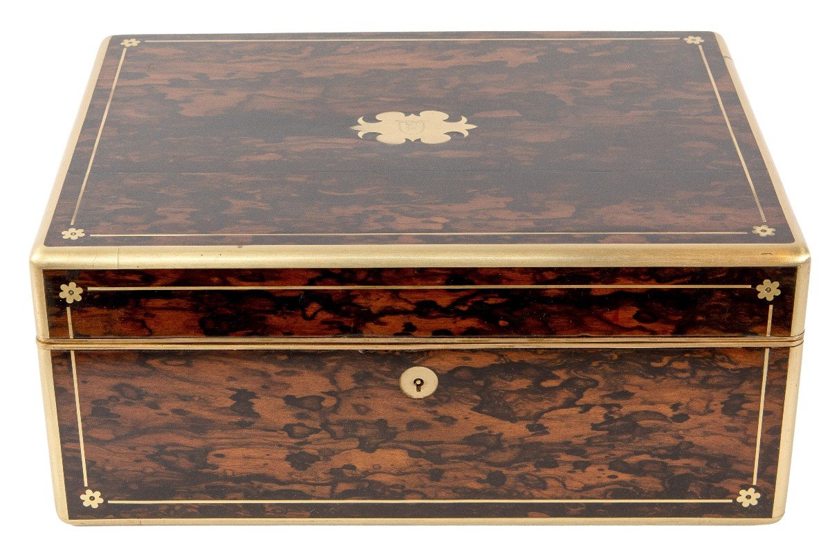 19th Century Rosewood Jewelry Box-photo-4