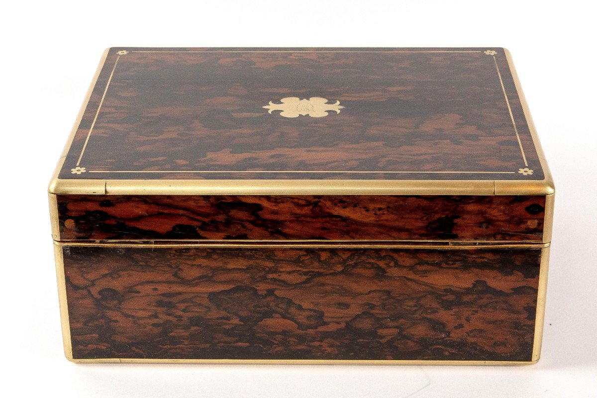 19th Century Rosewood Jewelry Box-photo-4