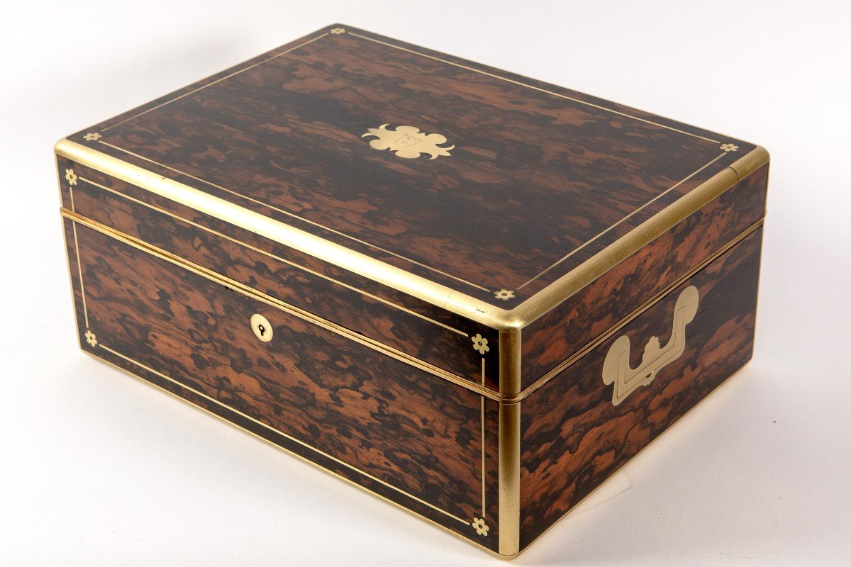 19th Century Rosewood Jewelry Box