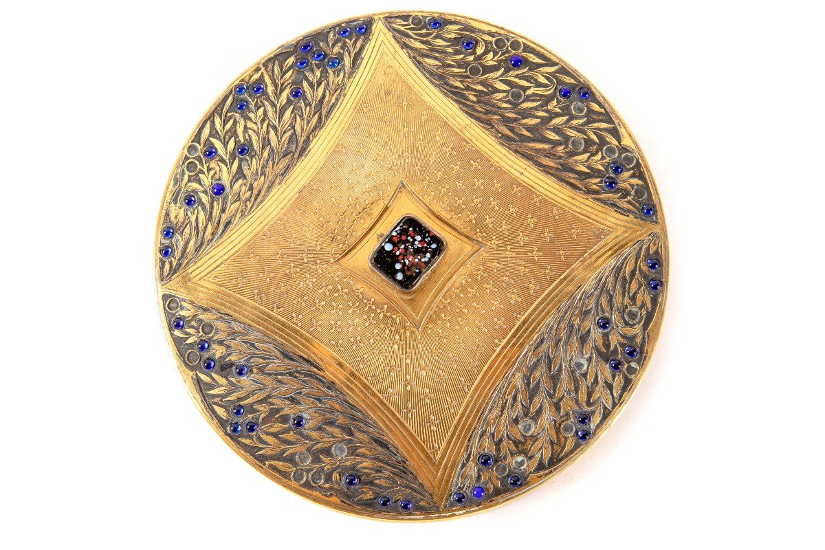 19th Century Gilt Bronze Jewelry Box-photo-2