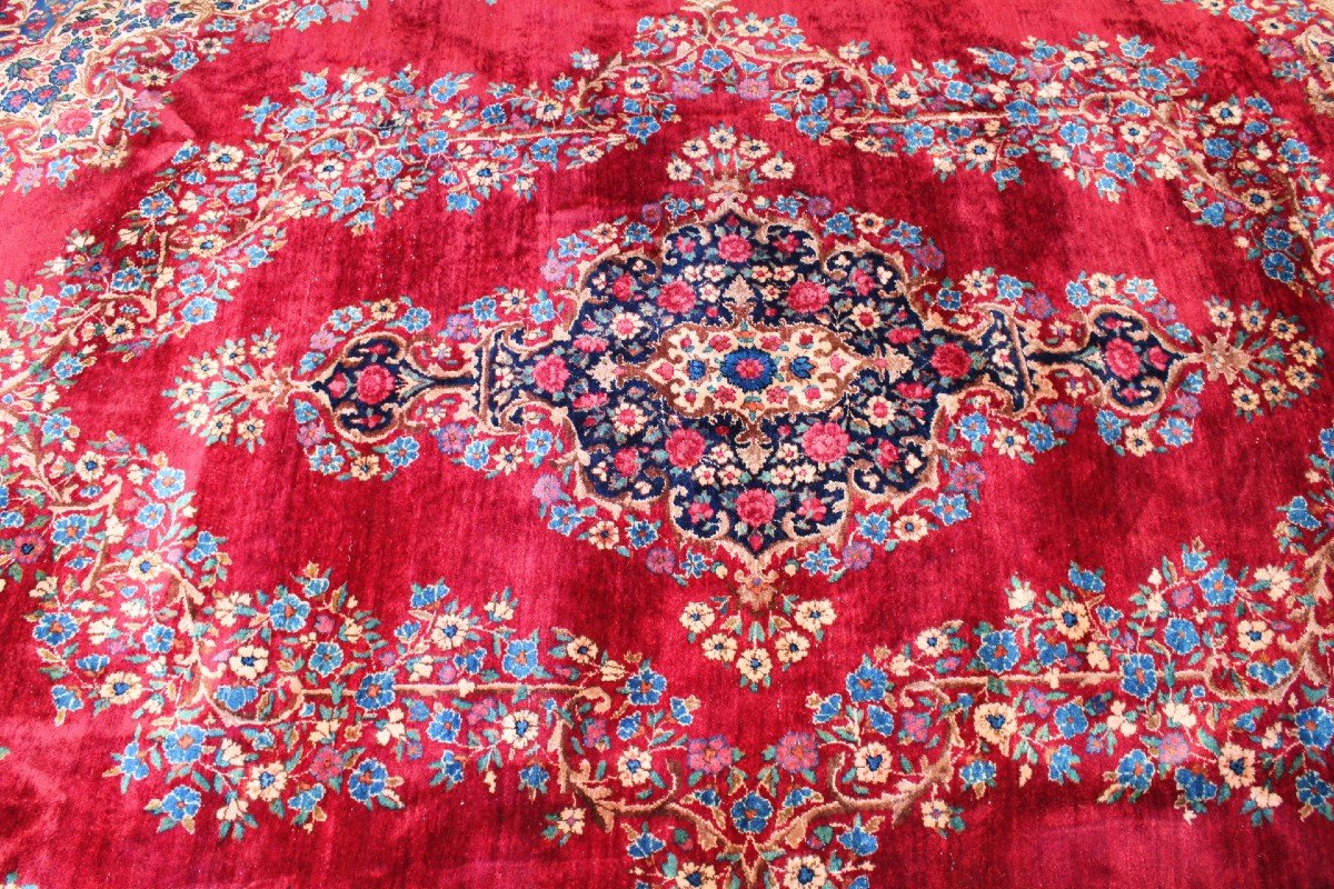 Persan Tapis Kerman  431 X 308 Cm. Iran-photo-3