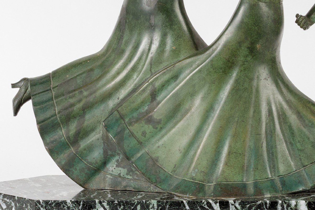 Art Deco Period Bronze Sculpture -photo-2