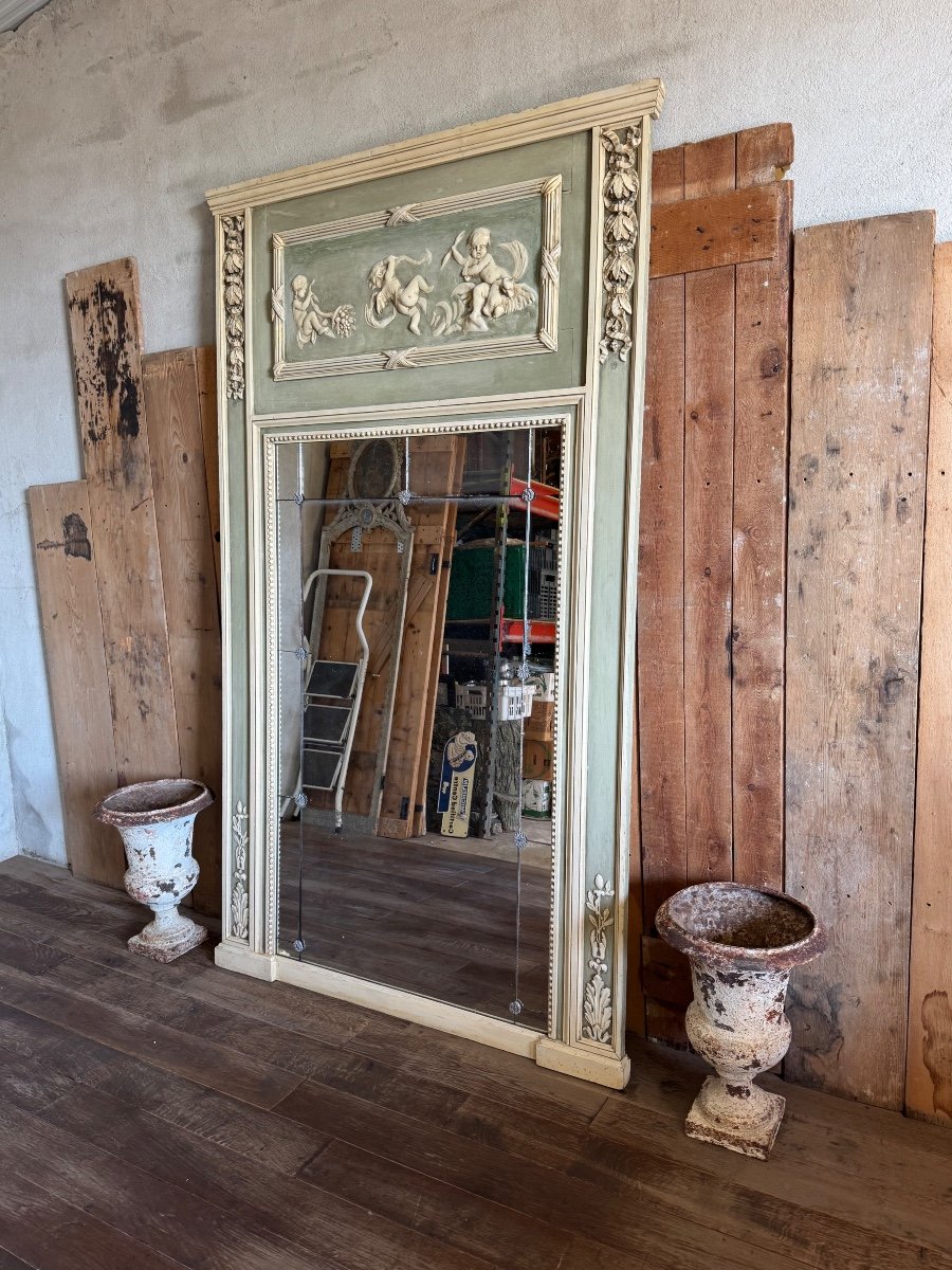 19th Century Trumeau Mirror