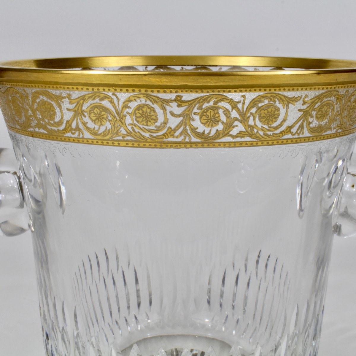 St Louis Crystal “thistle” Champagne Bucket-photo-2