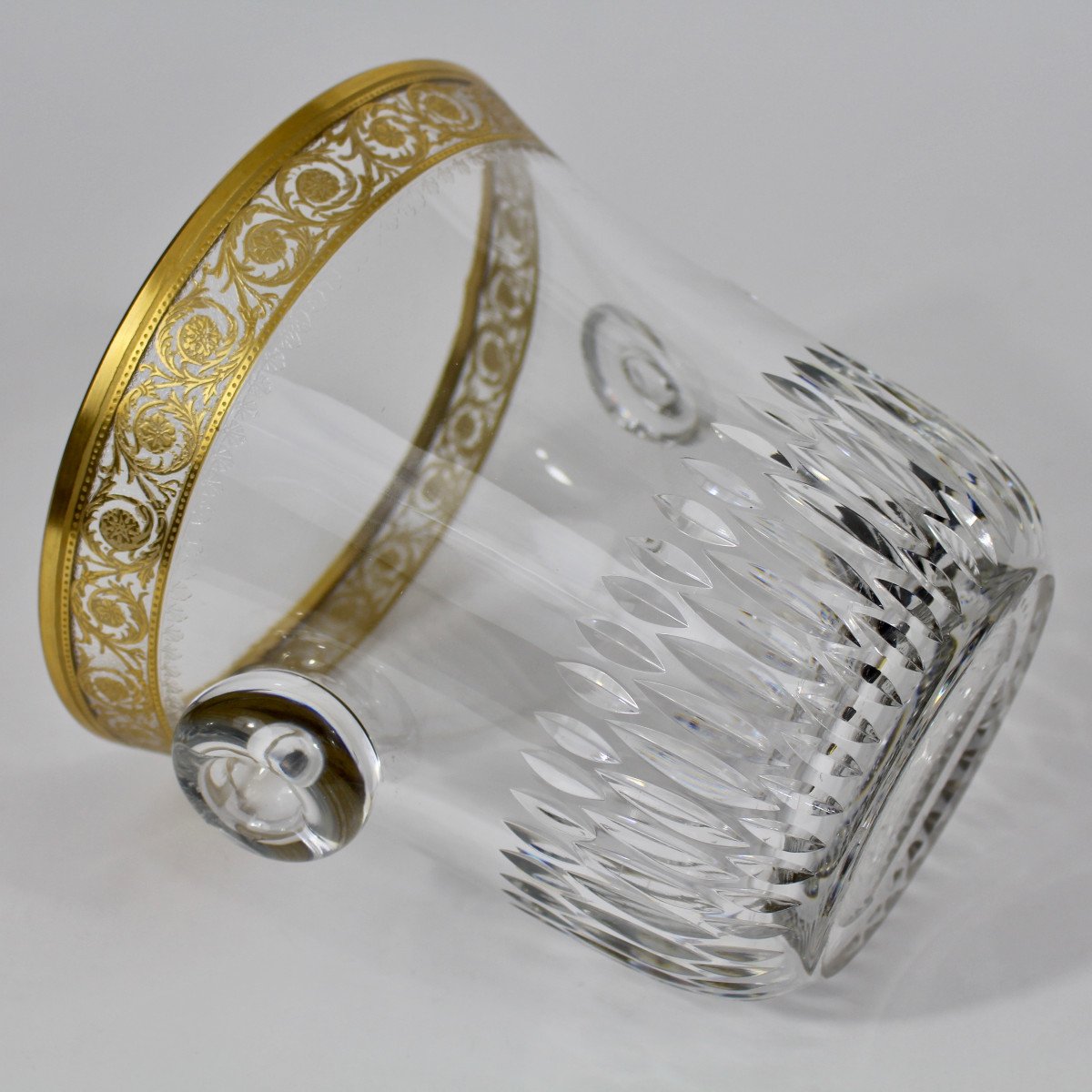 St Louis Crystal “thistle” Champagne Bucket-photo-1