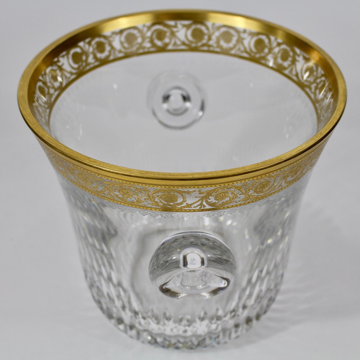 St Louis Crystal “thistle” Champagne Bucket-photo-3