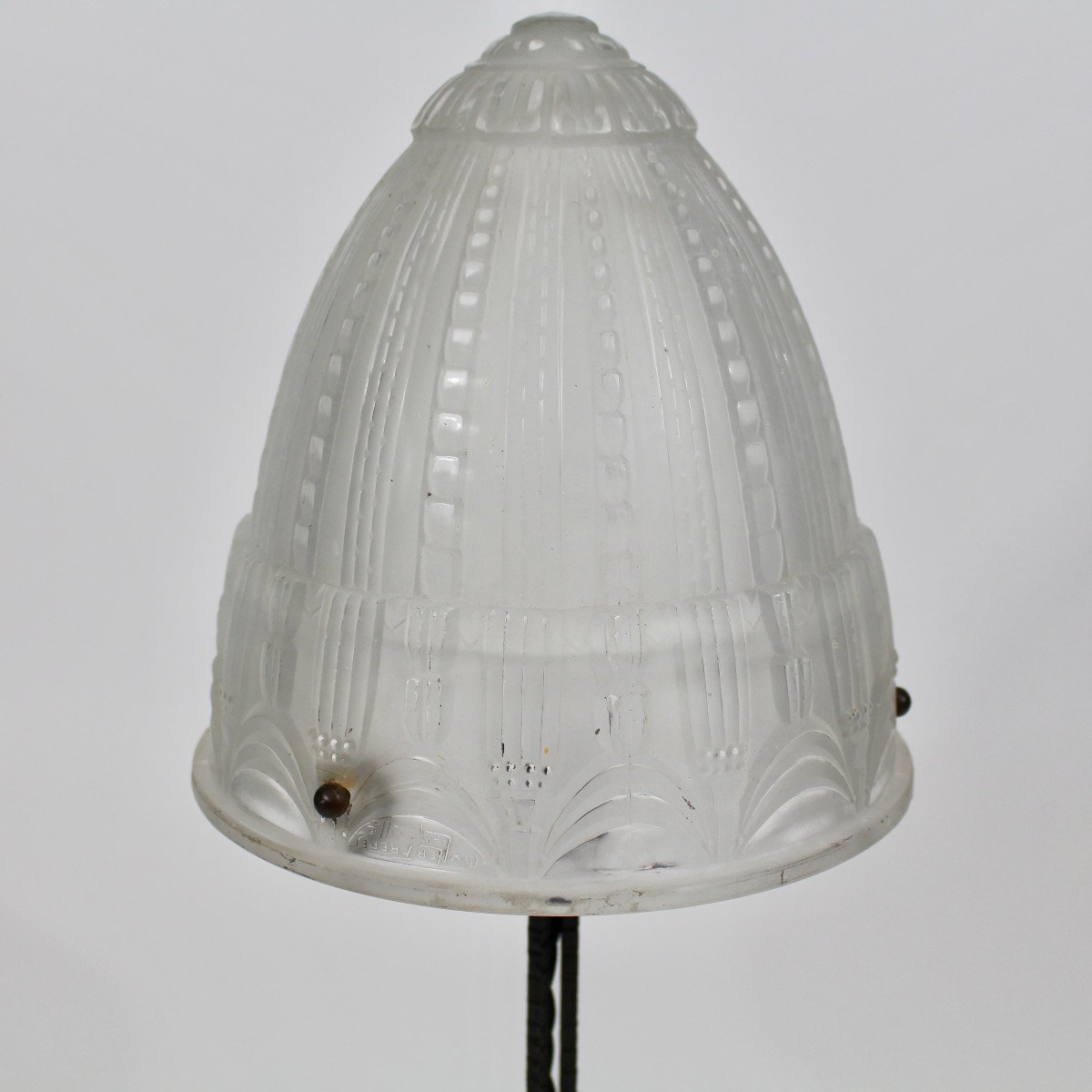 Muller Frères “drapery” Table Lamp-photo-2