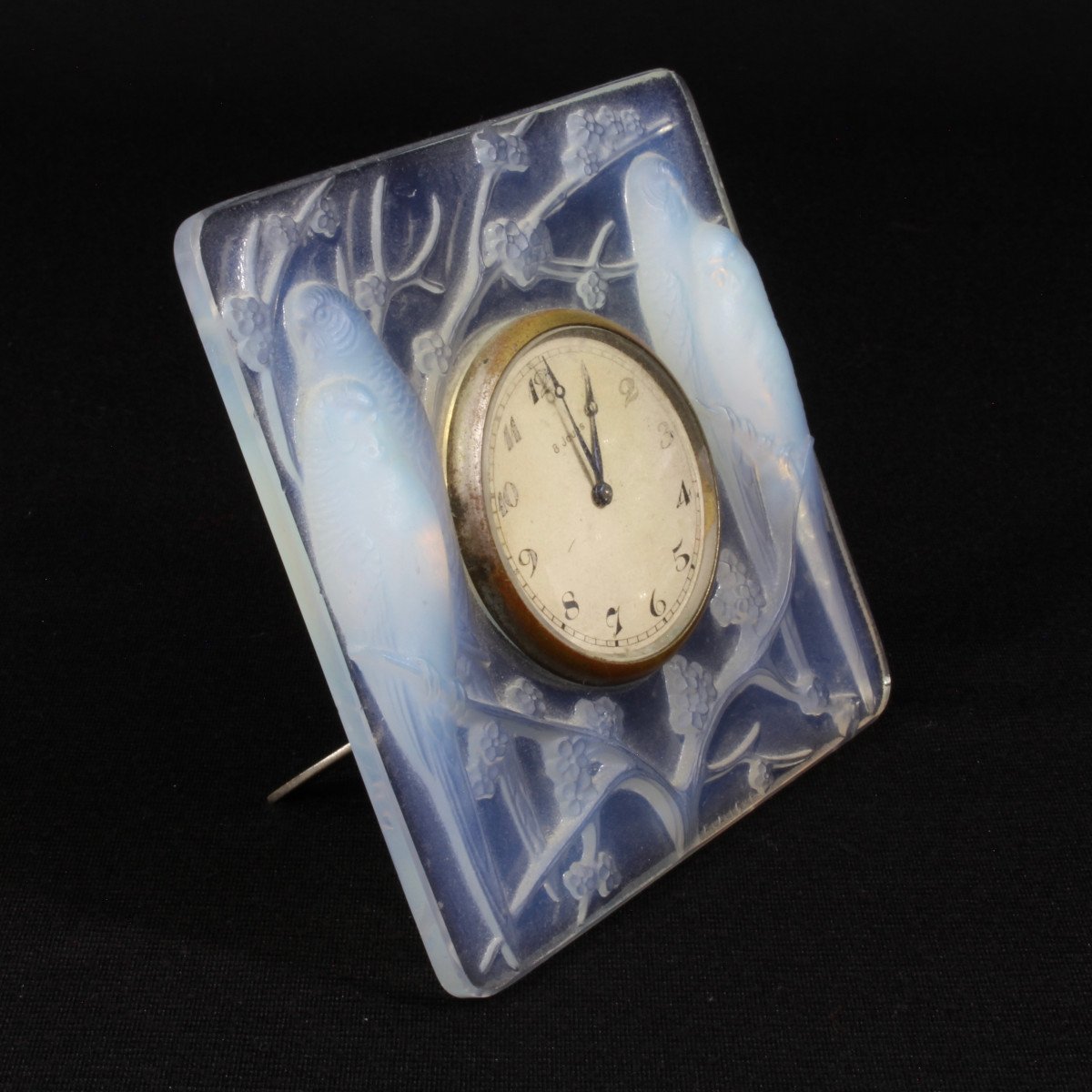 R Lalique "inseparable" Clock-photo-6