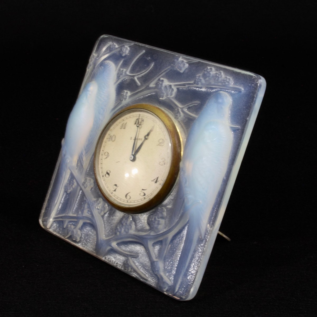 R Lalique "inseparable" Clock-photo-7