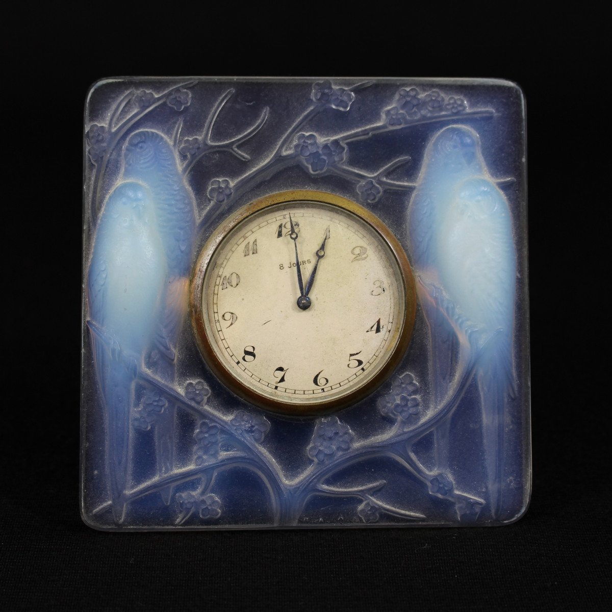 R Lalique "inseparable" Clock