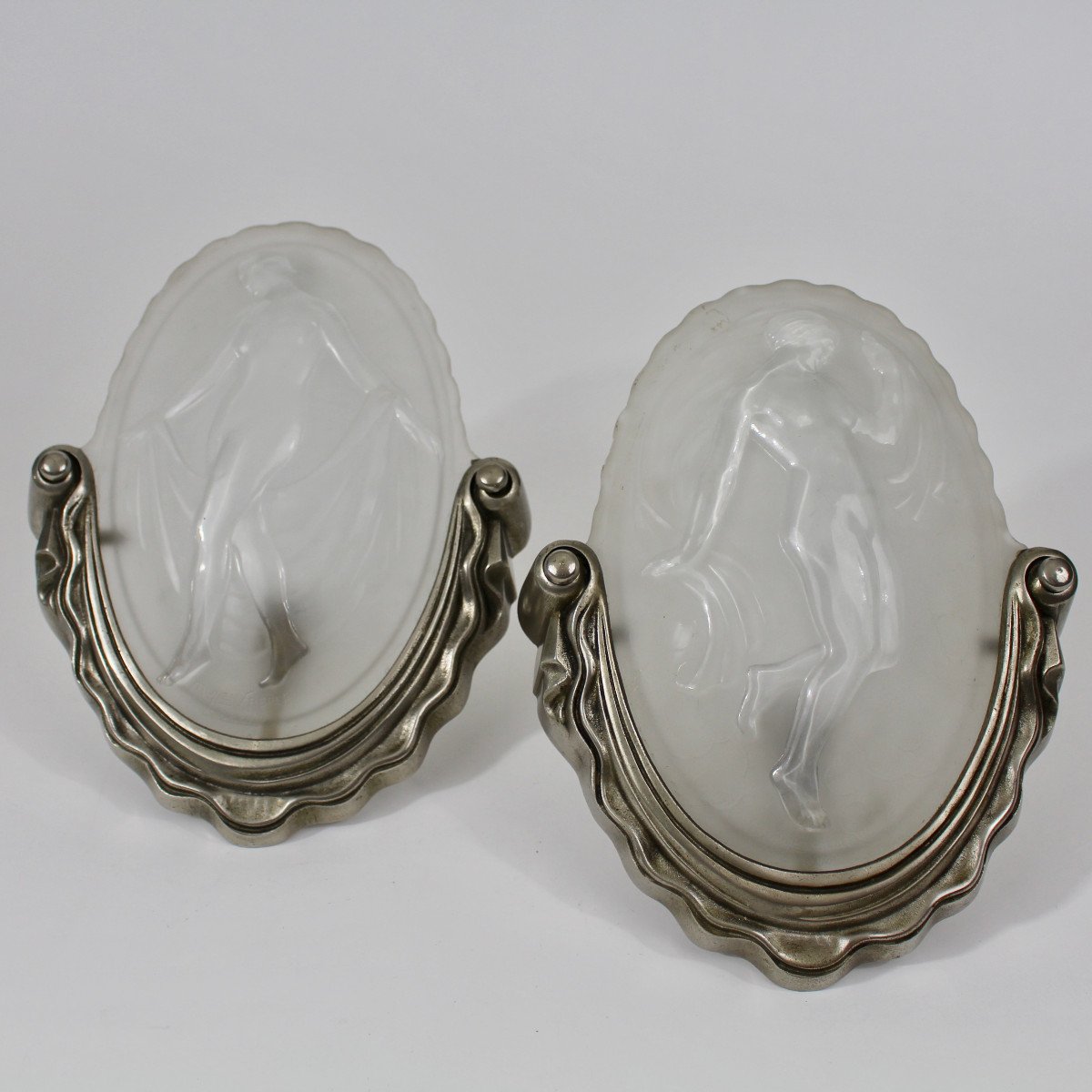 Muller Frères Lunéville "dancers" Wall Lights