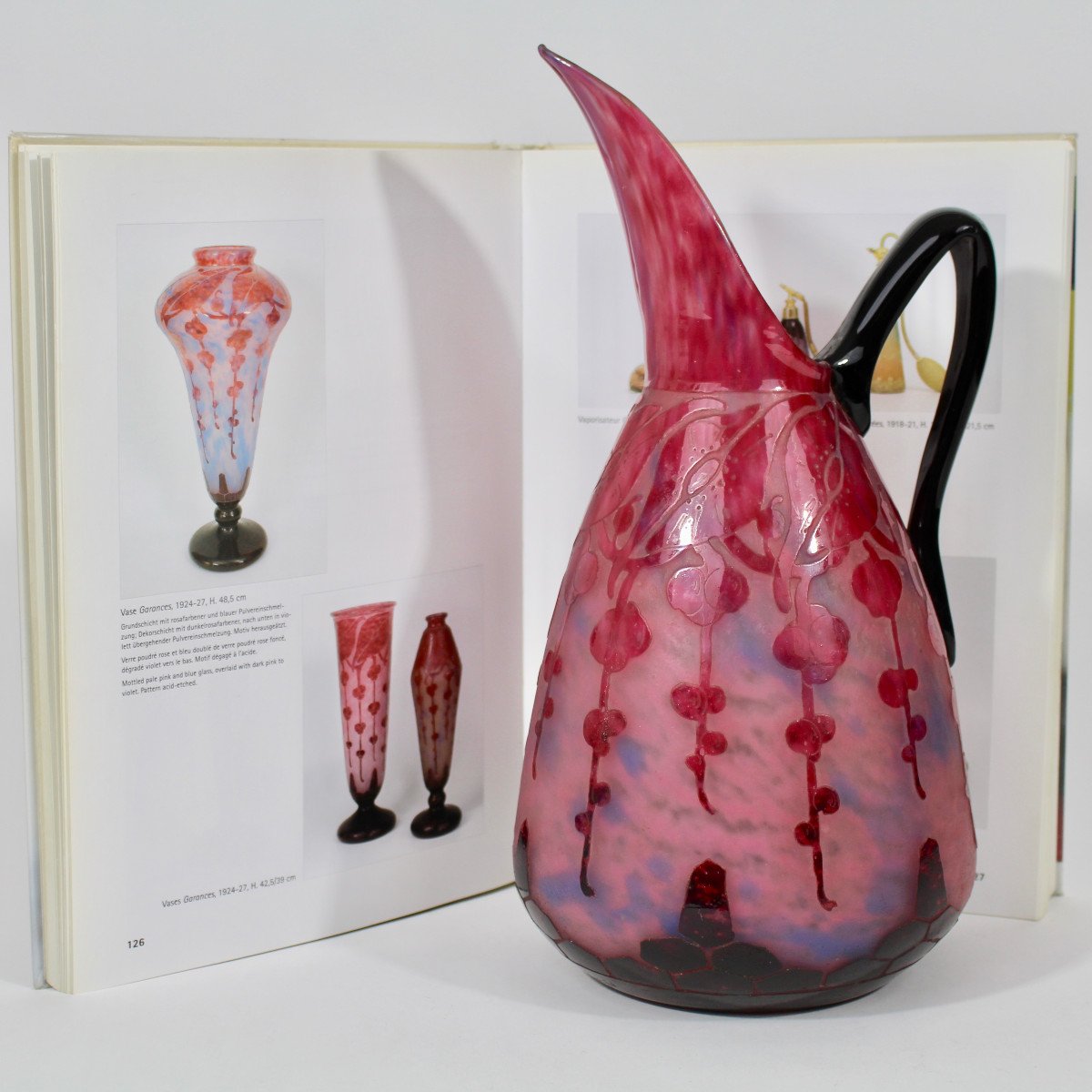 The French Glass Pitcher "garances"-photo-2