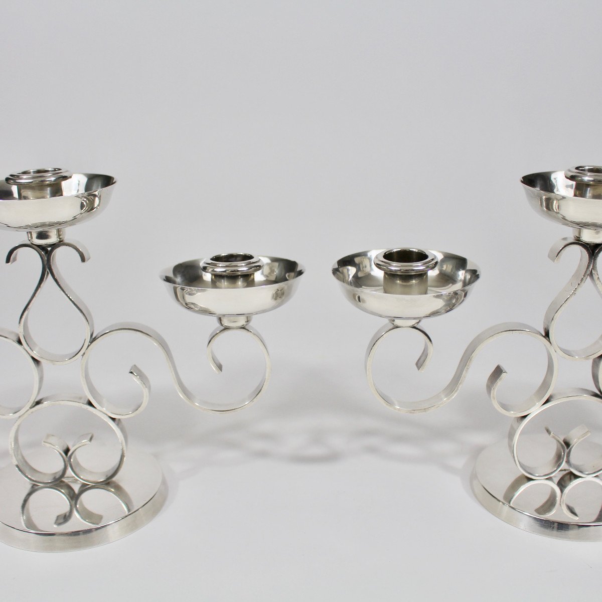 Gallia - Christofle "seville" Candlesticks-photo-2