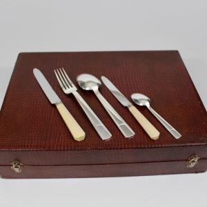 Christofle "gabon" Household Set 61 Pieces