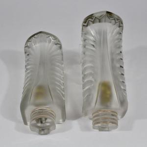 LALIQUE  FRANCE   APPLIQUES   "PALME  "