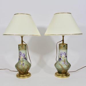 LEGRAS - MONTJOYE ST DENIS              LAMPES AUX IRIS