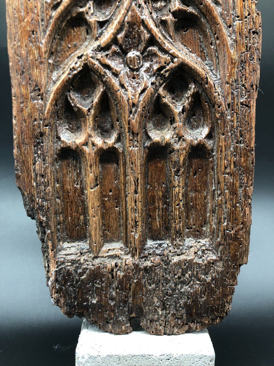 Gothic Panel 15-16th Century-photo-3