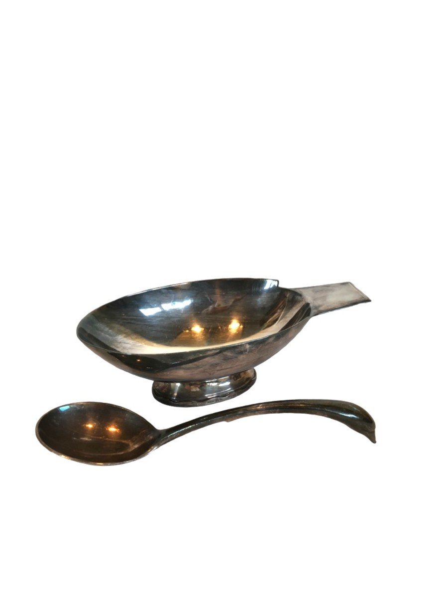 Art Deco Fjerdingstad Sauce Boat For Gallia-photo-2