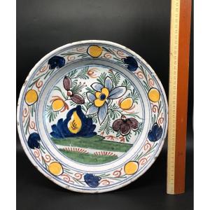 Large Delft Majolica Plate