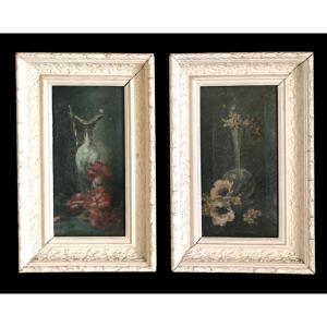 Pair Of 19th Century Romantic Paintings